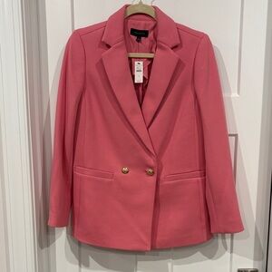Talbots Pink Double-Breasted Blazer